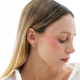 Fiore Bow Earrings In Yellow Gold